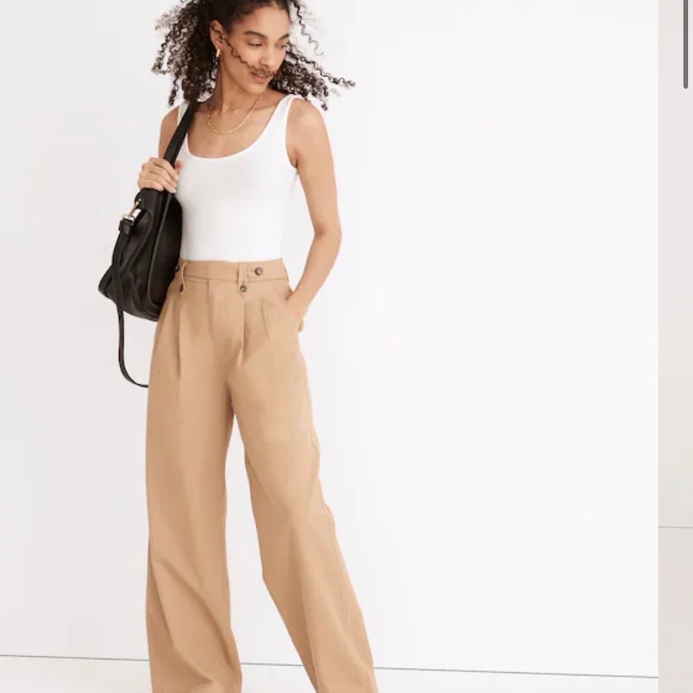 Madewell Harlow Wide Leg Trousers